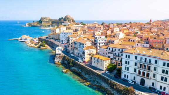 Explore Corfu Town's Sights from the Water: A Unique Boat Tour Experience